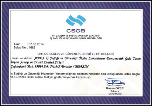 Anda Osgb Yetki Belgesi